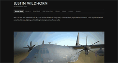 Desktop Screenshot of justinwildhorn.com